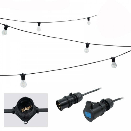 20m 16A BC Festoon (1m Spacing)