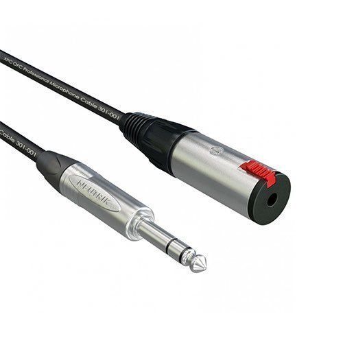 20m 6.35mm Jack M-F Extension Cable