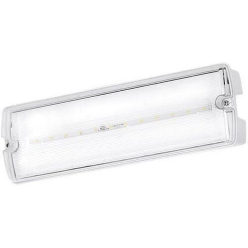 3W 6500K IP65 Emergency Bulkhead (White)