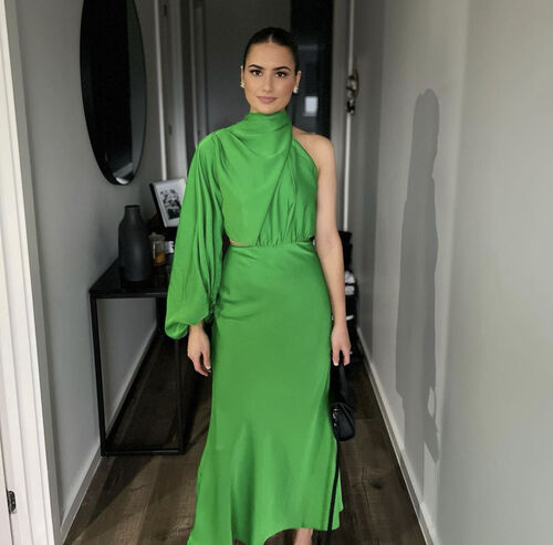 SHEIKE Olivia Maxi Dress  Emerald (HIRE)  Goddess Kleopatra
