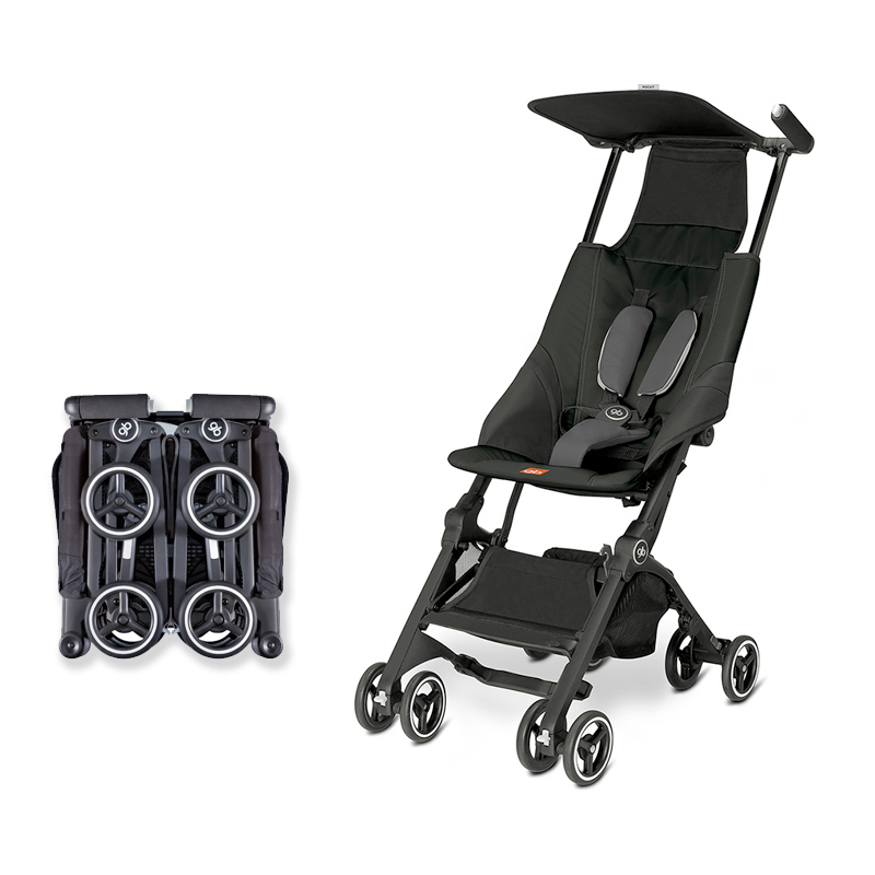 gb POCKIT AIR ブラック gb Pockit Air Travel Stroller | Jetset Kids