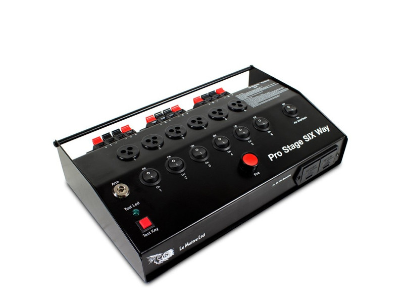Pyro Controllers Le Maitre Pro Stage Six Way Pyro Controller | Backstage Warehouse Ltd