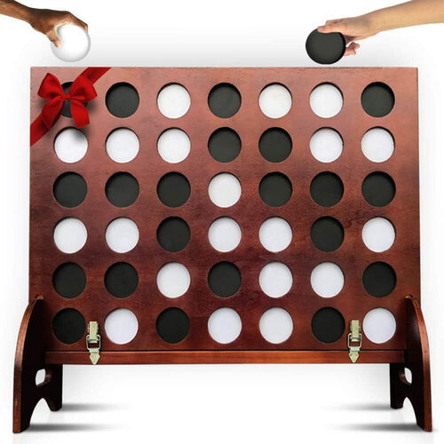 Stained Wooden Giant Connect Four