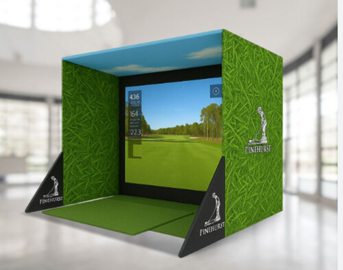 Mobile Golf Simulator + Delivery WeGo - 4 Hour Package