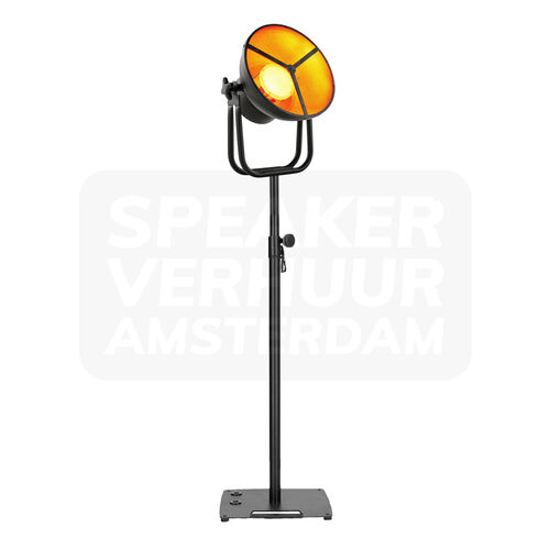 Vintage retro bowl stage light op statief huren