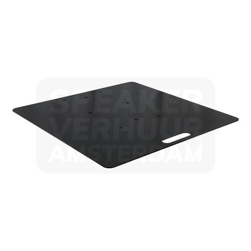 Pipe & drape baseplate 80cm zwart huren