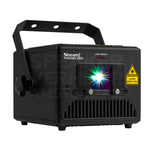 BeamZ Phoenix 2150 Analoge RGB laserprojector 2150mW laser huren