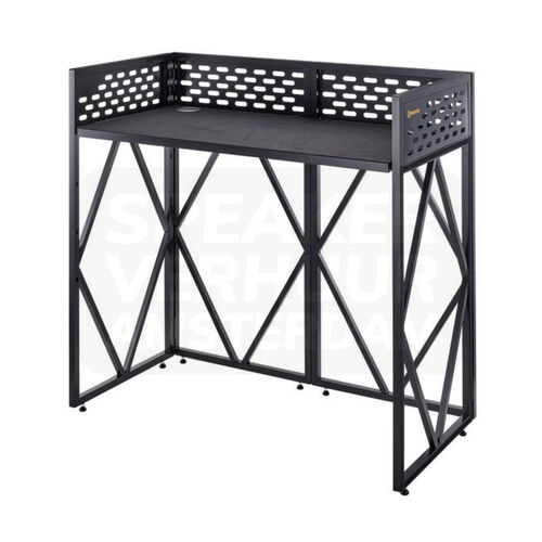 Dj booth tafel zwart D huren