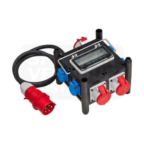 Krachtstroom stroomverdeler 5-polige 32A / 400V - IP44 huren