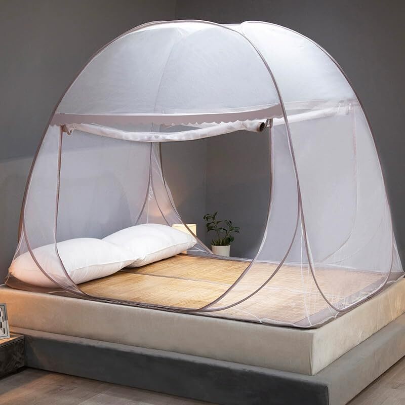 Moustiquaire Pop-up BigKing – Légère, Pliable, Protection 360° Avec Fermeture éclair – Camping Et Voyage