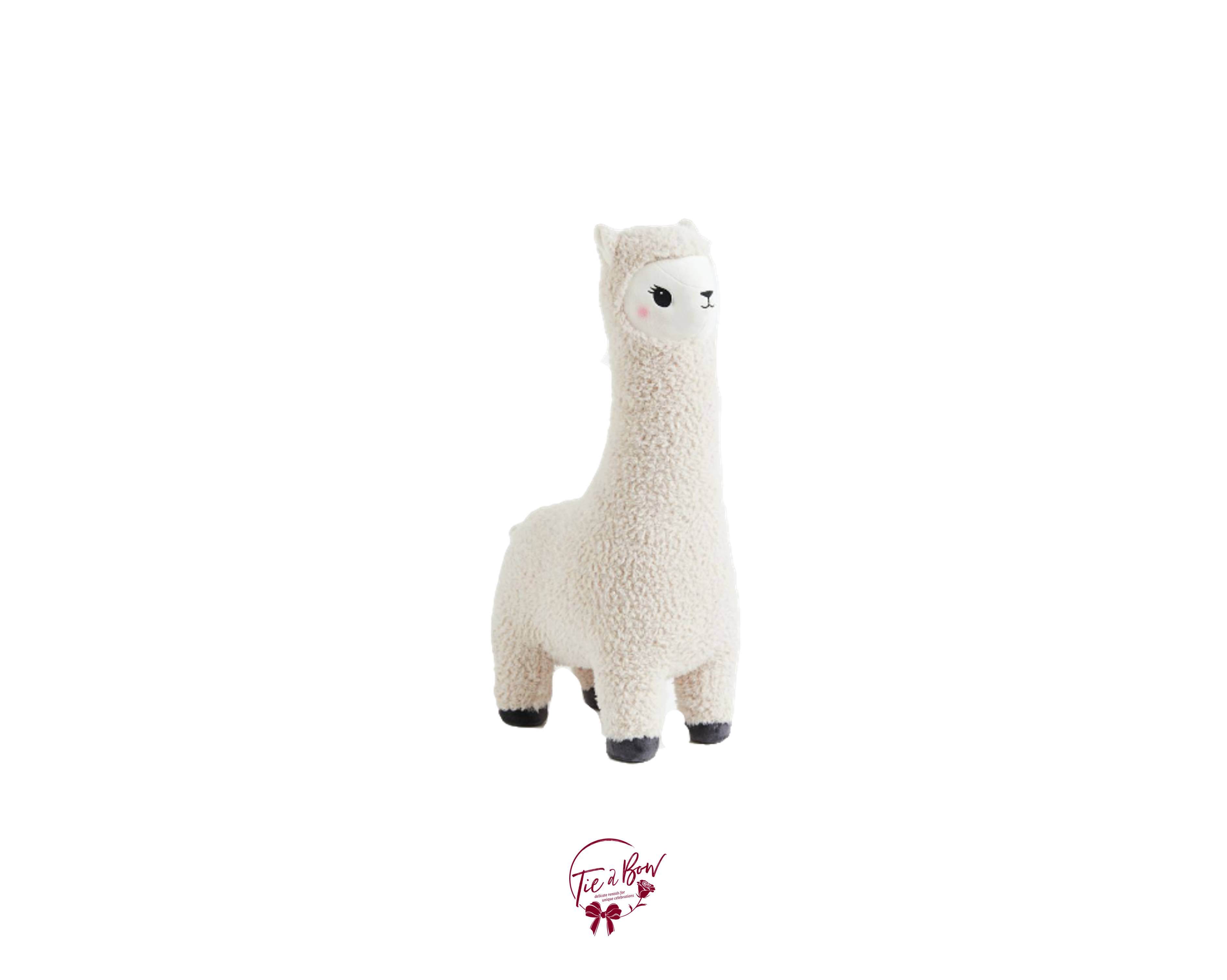 Alpaca Plush Floor Prop | Tie a Bow Rentals