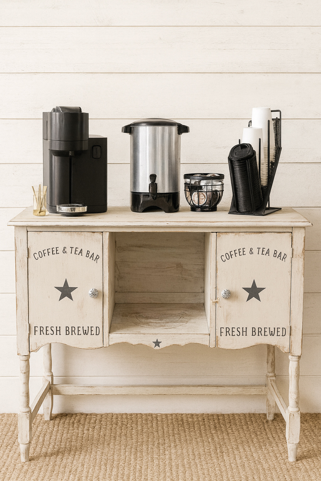 Ready to Serve Coffee & Tea Station | Knot & Timber Rentals