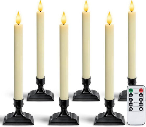 LED candlesticks- Ivory