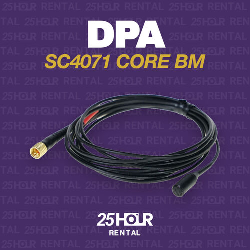 DPA SC4071-CORE-BM - Miniature-mikrofon - sort
