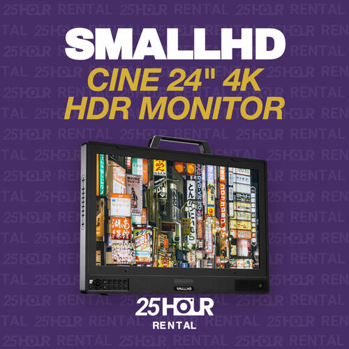 SmallHD - Cine 24" 4K - HDR Monitor + Vlock plate