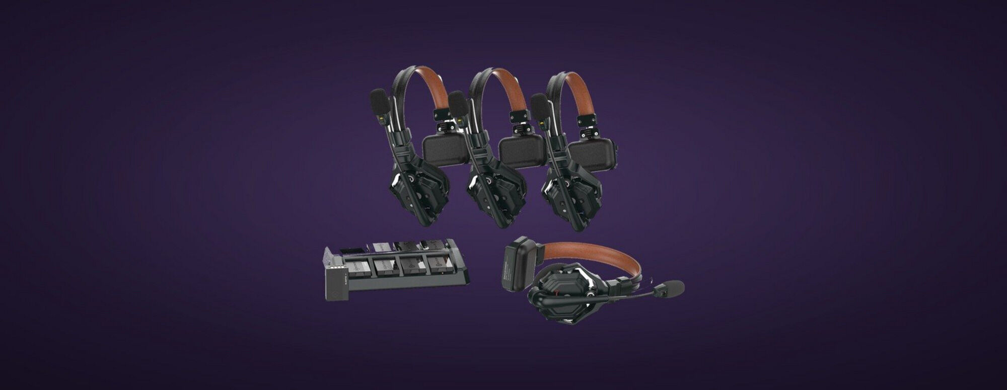 Hollyland Solidcom C1 PRO headsets med lader-case