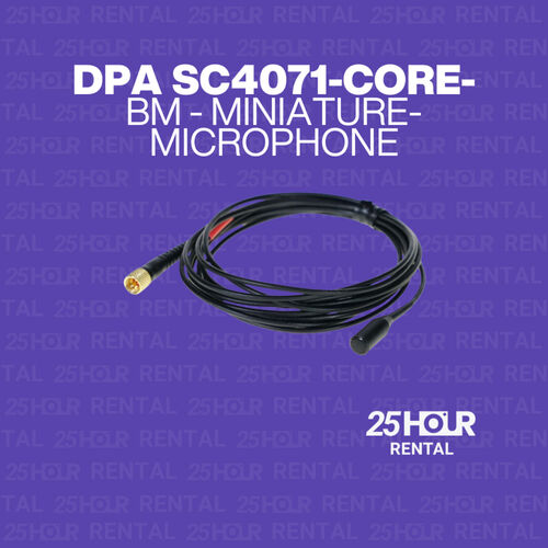 DPA SC4071-CORE-BM - Miniature-mikrofon - sort