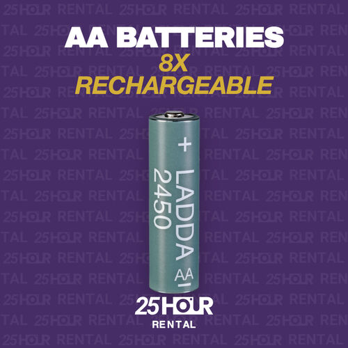 8 x rechargeable AA batteries