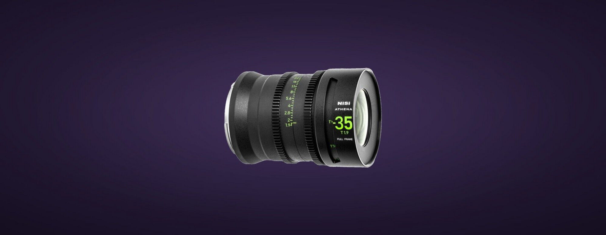 NiSi Athena 35mm T1.9 cine prime