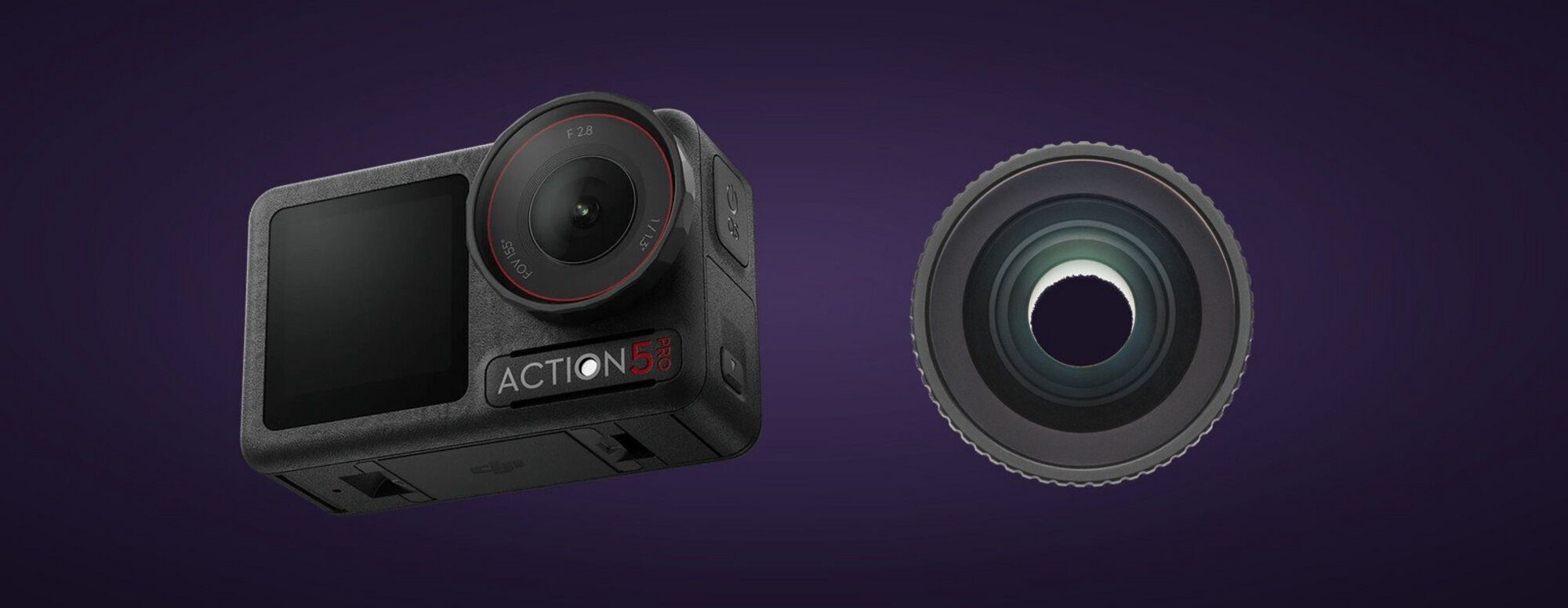 DJI Osmo Action 5 Pro og FOV Boost Lens