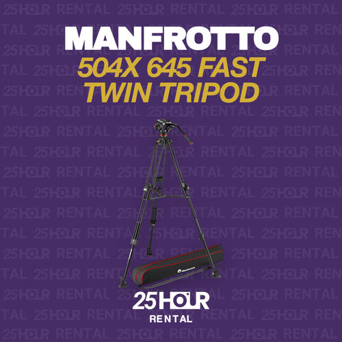 Manfrotto 504X 645 - Fast Twin tripod