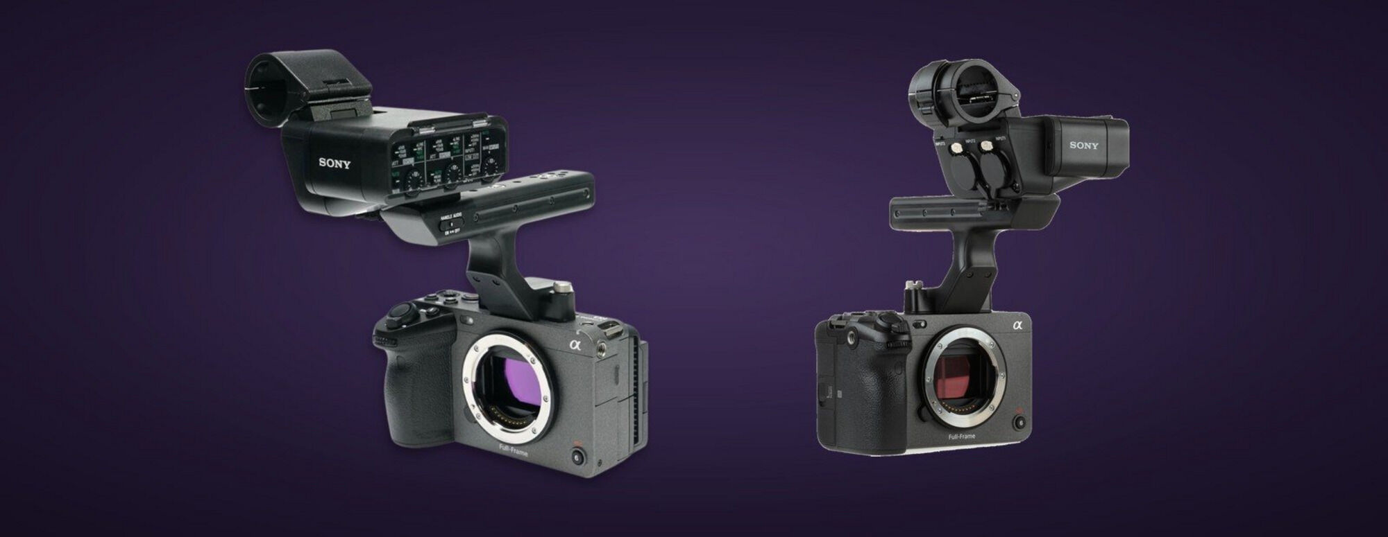 Sony FX3 med XLR-tophåndtag