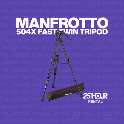 Manfrotto 504X 645 - Fast Twin tripod