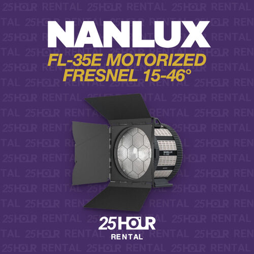 NANLUX FL-35E MOTORIZED FRESNEL LENS 15-46 DEG