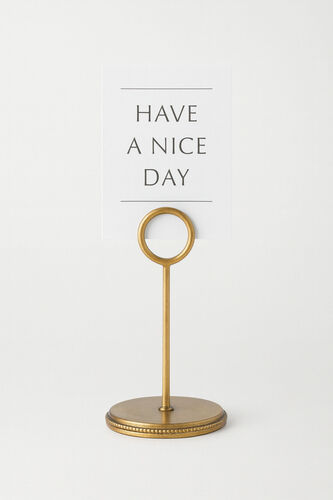 Gold Table Card Holder 20cm