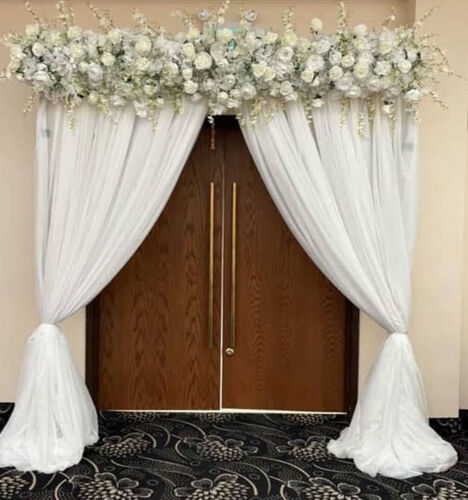 Grand Floral Entrance Draping