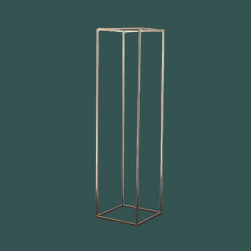 Gold Open-Frame Floral Stand 7.5 feet tall