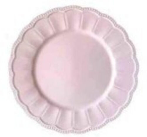 Pink Porcelain Charger Plate