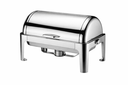 Silver Rectangular Roll-up Chafing Dish