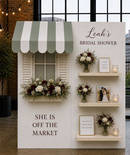The Market Stand Backdrop