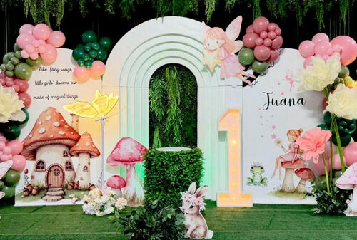 Set of fairy theme cutouts