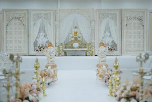 Traditional Hindu Wedding Backdrop
