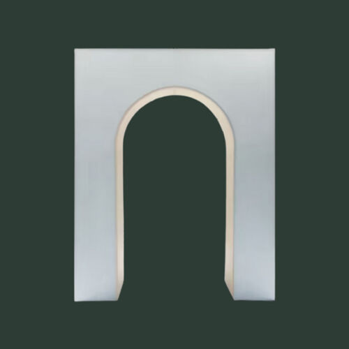 White 3D Panel U-Shaped Arch 7.5 FT