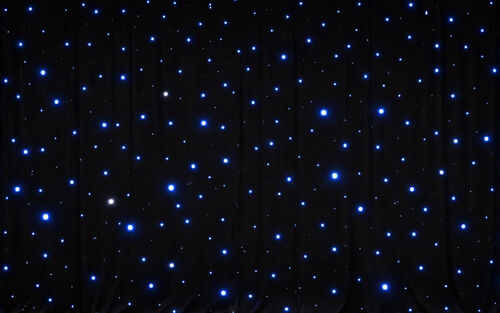 Black LED Fabric Backdrop
