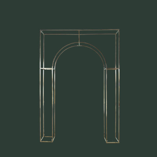 Gold Geometric U-Shaped Arch Frame – 8FT