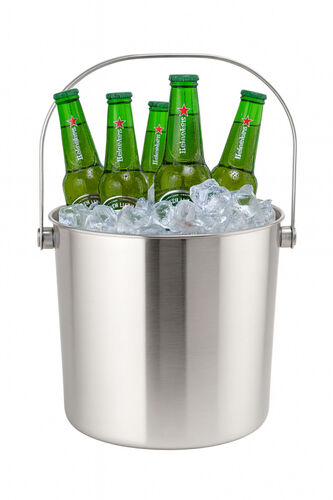 Steel Beverage Ice Bucket – 6L