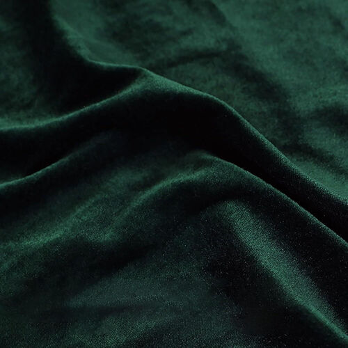 Dark Green Velvet Drape