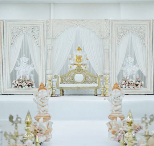 Traditional Hindu Wedding Stage Decor