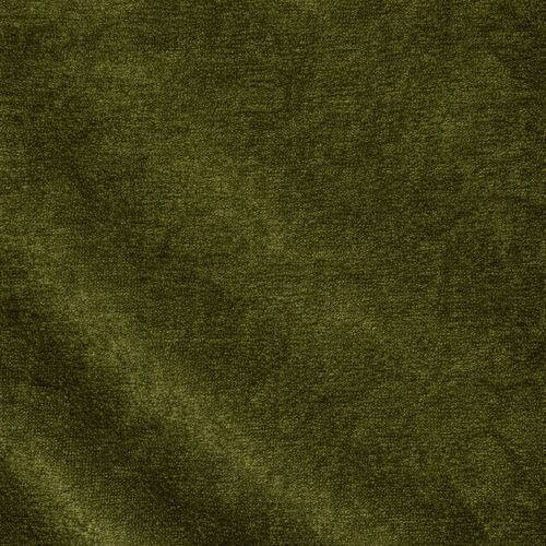 Olive-Moss Green Velvet Drape