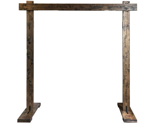 Rustic Wooden Floral Arch