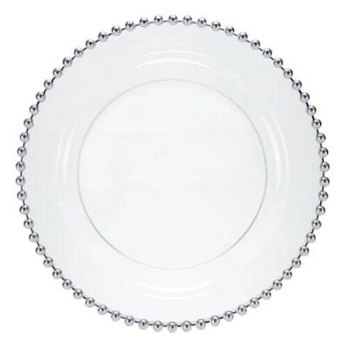 Clear Glass Charger Plate