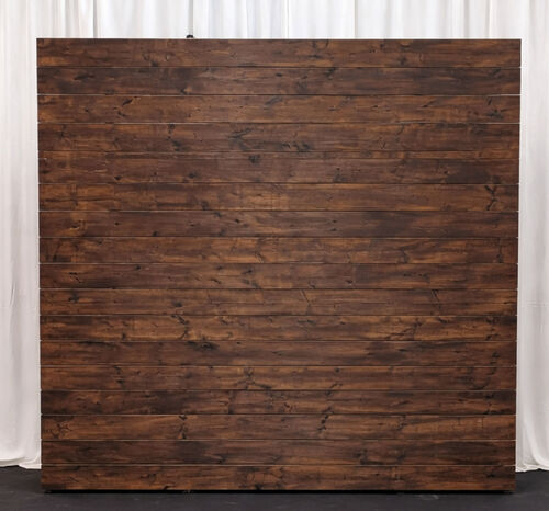 Dark brown wood arch