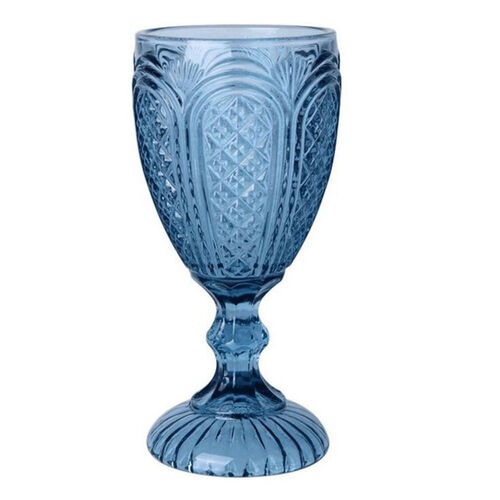 Blue Vintage Goblet