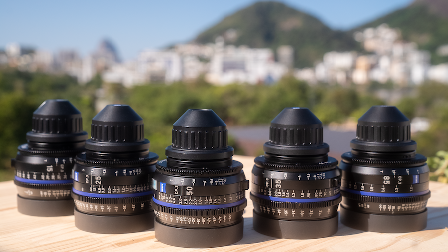 Kit de Lentes Zeiss CP.3 (15mm T2.9, 25mm T2.1, 35mm T2.1, 50mm T2