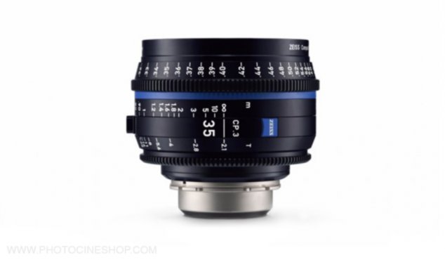 Kit de Lentes Zeiss CP.3 (15mm T2.9, 25mm T2.1, 35mm T2.1, 50mm T2