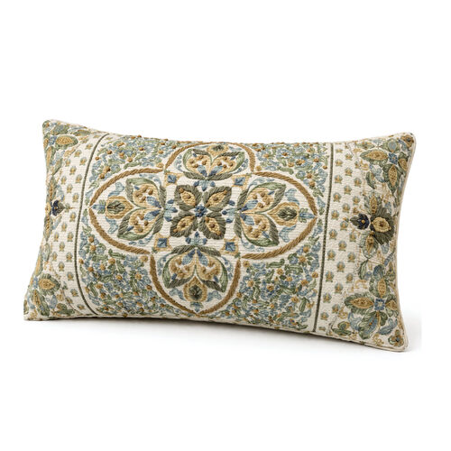 Artisan Floral Lumbar Pillow